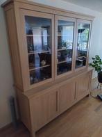 Grote eikenhouten kast (2m breed), Huis en Inrichting, Ophalen, Met deur(en), Eikenhout, 200 cm of meer