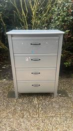 Ikea ladekast (zilver geschilderd) - gratis af te halen, Huis en Inrichting, Kasten | Ladekasten, Ophalen, 50 tot 100 cm, Zo goed als nieuw