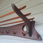 Vintage Teakhouten wandkapstok, Electrimeufa, jaren ’60, Huis en Inrichting, Kasten | Dressoirs, Ophalen of Verzenden, Zo goed als nieuw