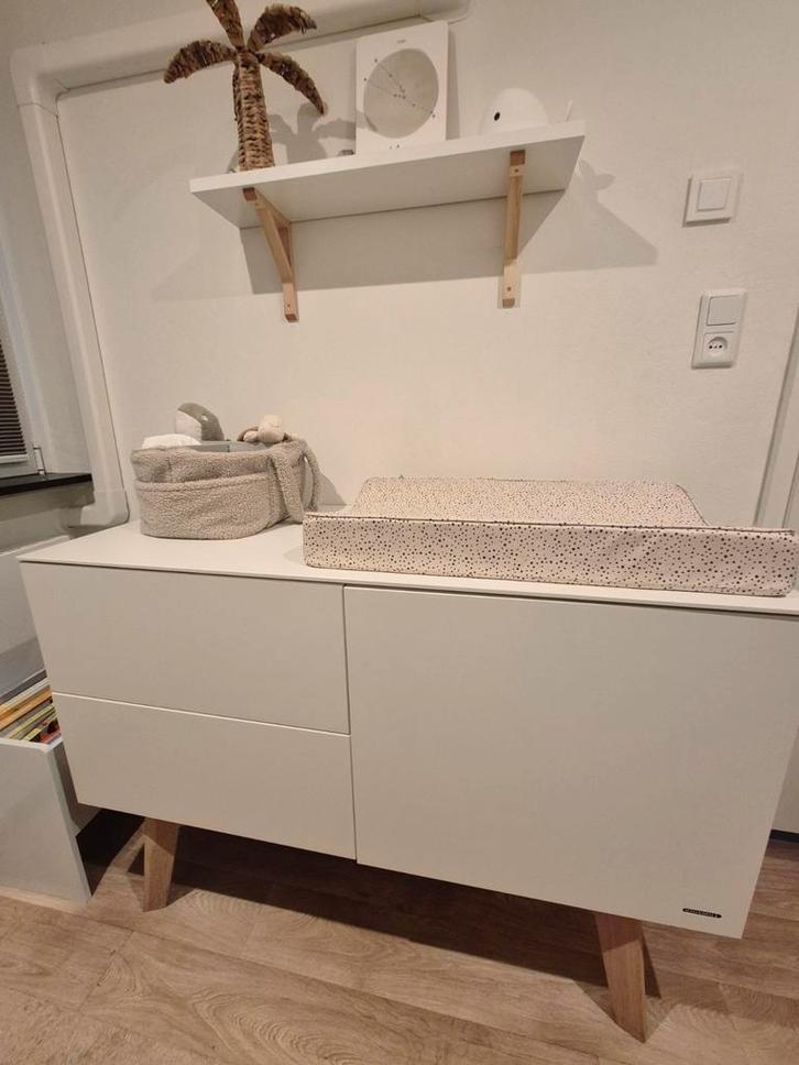 Kidsmill Sixties Commode Wit - Stijlvol en Praktisch!, Kinderen en Baby's, Kinderkamer | Commodes en Kasten, Zo goed als nieuw