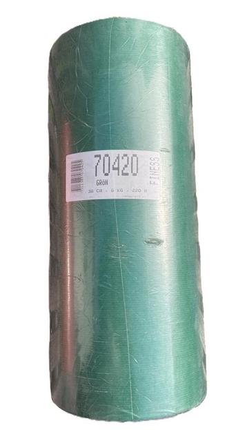 INPAKPAPIER CADEAUPAPIER ROL 220 meter 38 CM GROEN beschikbaar voor biedingen