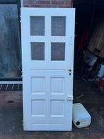 Voordeur buitendeur merbau, Ophalen of Verzenden, Zo goed als nieuw, Buitendeur, 200 tot 215 cm