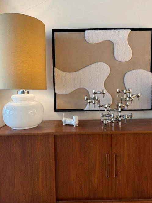 13 left - Vintage BMF Stoff Nagel Candle Holders, Huis en Inrichting, Woonaccessoires | Kandelaars en Kaarsen, Gebruikt, Minder dan 25 cm