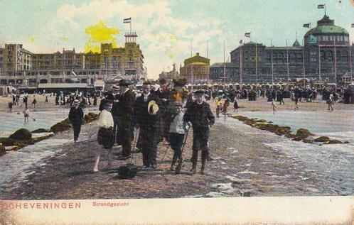 04626 - Scheveningen - Strandgezicht - gel. 1909, Verzamelen, Ansichtkaarten | Nederland, Gelopen, Zuid-Holland, Voor 1920, Verzenden