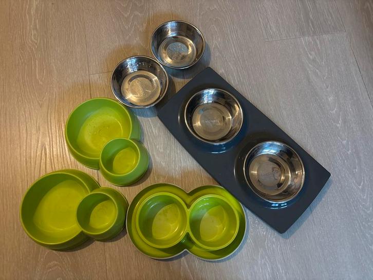 Kattenvoerbakjes - Diverse modellen, Dieren en Toebehoren, Kattenvoerbakken en Drinkbakken, Gebruikt, Ophalen