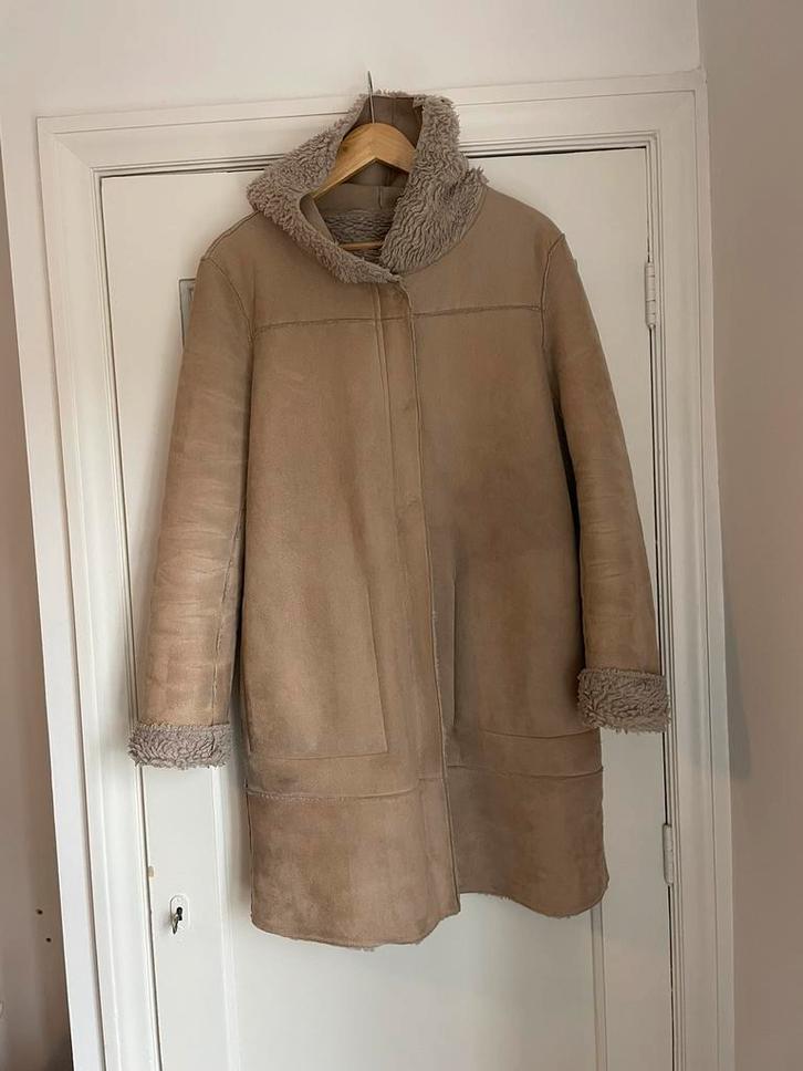 Mooie teddy jas van Nomansland mt L, Kleding | Dames, Jassen | Winter, Zo goed als nieuw, Ophalen of Verzenden