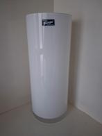 Vintage Design Vaas: Handgeblazen Opaalglas 'Alicja' Polen, Huis en Inrichting, Woonaccessoires | Vazen, Gebruikt, Wit, Ophalen of Verzenden