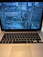 MacBook Pro 15” 2013 Retina - deels defect keyboard, Computers en Software, Apple Macbooks, Gebruikt, 2 tot 3 Ghz, 512 GB, 16 GB