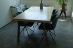 Design eettafel, Huis en Inrichting, Tafels | Eettafels, Ophalen, Gebruikt, 50 tot 100 cm, Vijf personen of meer