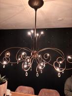 Bronze Lamp met Swarovski Kristallen bieden, Ophalen of Verzenden, Gebruikt, Metaal, 50 tot 75 cm