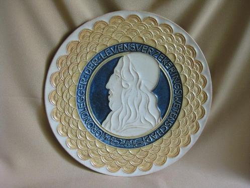 Cloisonne wandbord Porceleyne Fles Delft 1938 Jaap Gidding, Antiek en Kunst, Antiek | Wandborden en Tegels, Ophalen of Verzenden