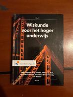 Wiskunde voor het hoger onderwijs, Boeken, Techniek, Ophalen, Zo goed als nieuw, Werktuigbouwkunde, Noordhoff Uitgevers
