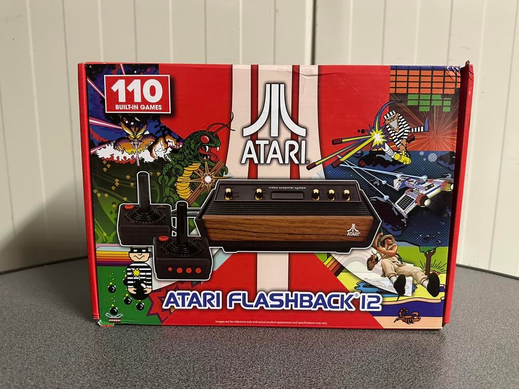 AtGames Atari Flashback 12 Videogameconsole 110 Games, Spelcomputers en Games, Spelcomputers | Atari, Zo goed als nieuw, Atari 2600