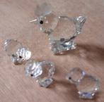 Swarovski Kristal Kip Mini met 3 kuikens Collectors Item, Verzamelen, Swarovski, Zo goed als nieuw, Figuurtje, Ophalen