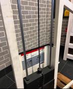 Cybex U.S.A. Chestpress / borstpress / Wit met Zwart, Ophalen, Benen, Gebruikt, -