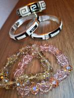 Dames Armbanden Set - Nieuwstaat, Overige materialen, Ophalen of Verzenden, Zo goed als nieuw, Met strass