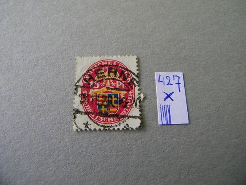 Duitse Rijk  Apart  MiNo 427 x  Senkrechte Gummiriffelung, Postzegels en Munten, Postzegels | Europa | Duitsland, Gestempeld, Duitse Keizerrijk