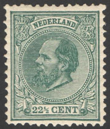 Nederland NVPH nr 25 ongebruikt Koning Willem III 1888 beschikbaar voor biedingen