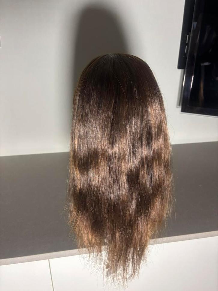 Haarwerk 2 - echt haar (45 cm), Sieraden, Tassen en Uiterlijk, Uiterlijk | Haarverzorging, Zo goed als nieuw, Pruik of Haarverlenging