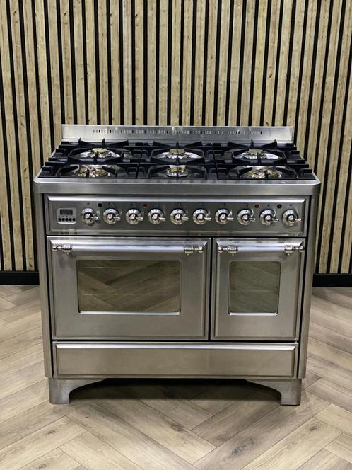 ≥ Luxe Boretti Majestic RVS Gas 100CM + 2 Ovens — Fornuizen — Marktplaats