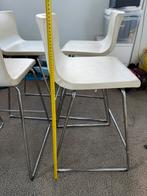 Barkrukken, Huis en Inrichting, Barkrukken, 2 krukken, Ophalen of Verzenden, Leer, 60 tot 90 cm