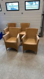 4 stoelen, Original Loom, gebruikt, Huis en Inrichting, Stoelen, Ophalen, Kunststof, Gebruikt, Bruin