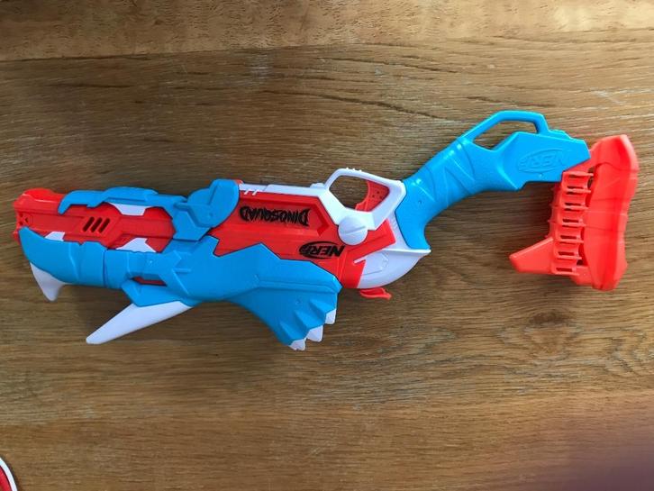 Nerf dinosquad triceratops, Kinderen en Baby's, Speelgoed | Buiten | Actiespeelgoed, Zo goed als nieuw, Ophalen