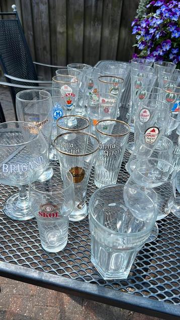 Bierglazen allerlei merken  beschikbaar voor biedingen