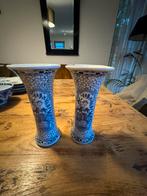 Delft blauwe vazen, Huis en Inrichting, Woonaccessoires | Vazen, Blauw, Aardewerk of Porselein, Ophalen of Verzenden, Zo goed als nieuw