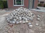 Belgisch hardsteen kasseien kinderkoppen, Tuin en Terras, Tegels en Klinkers, Ophalen, Gebruikt, Natuursteen, Overige typen