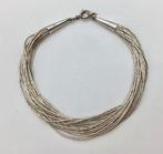 Vintage Navajo armband zilver 925 Waterval armband liquid, Verzenden, Zilver, Ketting