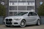 Bmw 1-SERIE M135i XD. HIGH EXE. - LEDER - 19 INCH - AUT, Auto's, BMW, Te koop, Zilver of Grijs, Geïmporteerd, 5 stoelen