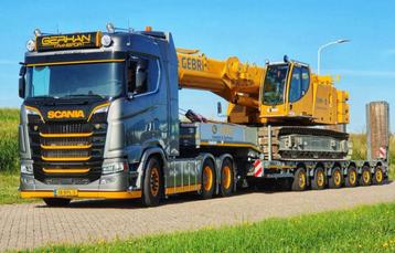 WSI SCANIA S + NOOTEBOOM MANOOVR GERHAN NIEUW TE RESERVEREN beschikbaar voor biedingen