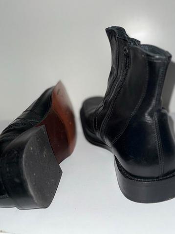 Zwarte Leren Heren Boots - Maat Onbekend beschikbaar voor biedingen