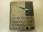 1958 Dodge Passenger Car Service Manual USA, Ophalen of Verzenden, Gelezen, Overige merken