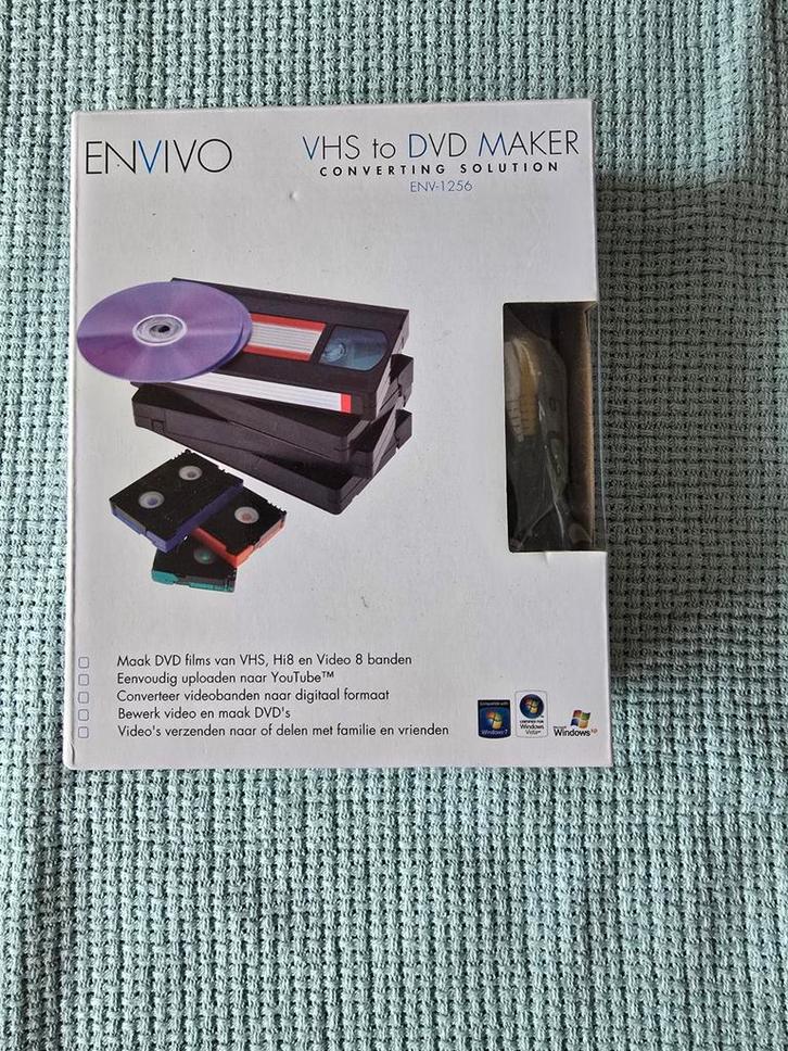 Envivo VHS naar DVD Maker - ENV-1256, Audio, Tv en Foto, Converters, Zo goed als nieuw, Ophalen of Verzenden