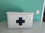 Metalen medicijnbox wit Hema 19,5x20x31,5cm, Ophalen, Minder dan 50 cm, Minder dan 50 cm, Zo goed als nieuw