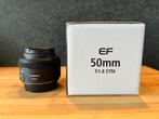 Canon EF 50mm f1.8 STM objectief - Nieuwstaat., Ophalen of Verzenden, Zo goed als nieuw, Standaardlens