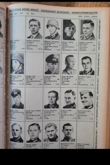 Deutsches Rotes Kreuz Vermisstenbildliste- 1BX- (Stalingrad) beschikbaar voor biedingen