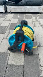 Gardena haspel (staand) met 20m tuinslang., Tuin en Terras, Tuinslangen, Ophalen, Gebruikt, Tuinslang