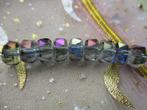 783/ tsjechisch crystal wiel rainbow kralen, Ophalen of Verzenden, Nieuw, Kraal