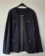 Prachtig donkerblauw vest (bronzen accenten) Maat XXL, Blauw, Maat 46/48 (XL) of groter, Ophalen of Verzenden, Zo goed als nieuw