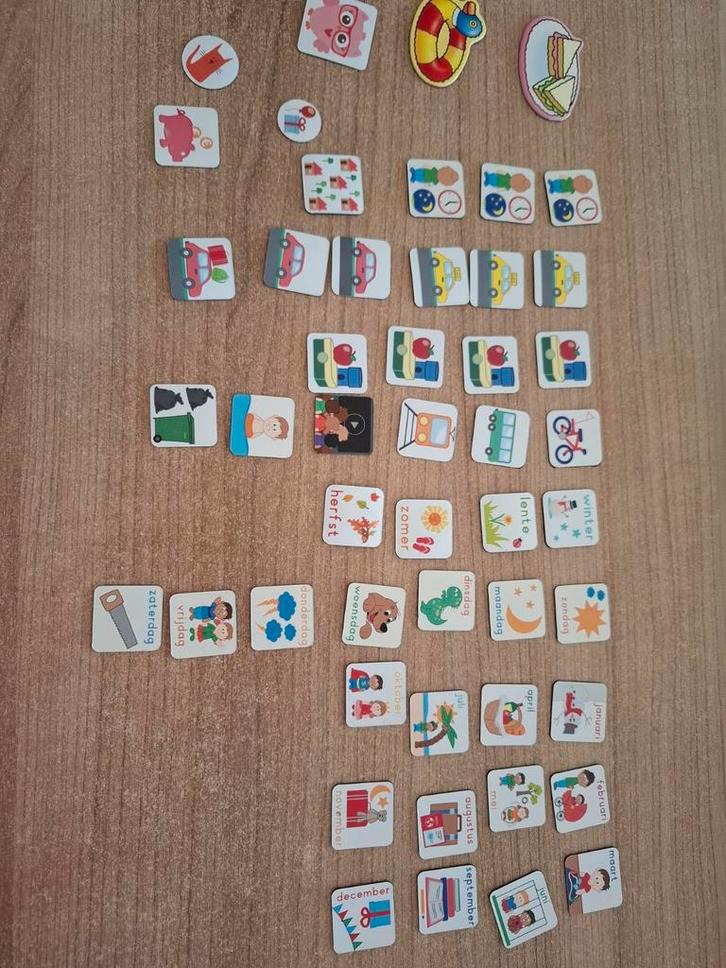 Magneet Pictogrammen Leerzaam Speelgoed, Kinderen en Baby's, Speelgoed | Educatief en Creatief, Zo goed als nieuw, Taal en Lezen