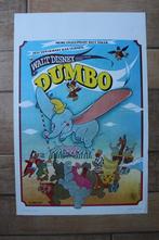 filmaffiche Walt Disney Dumbo filmposter, Rechthoekig Staand, Ophalen of Verzenden, Zo goed als nieuw, A1 t/m A3