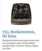 Gietijzeren boekensteun De Etna, Ophalen of Verzenden