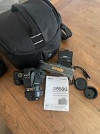Nikon D5500 + 18-55mm lens  complete set 1x gebruikt, Audio, Tv en Foto, Fotocamera's Digitaal, Ophalen, Spiegelreflex, Zo goed als nieuw