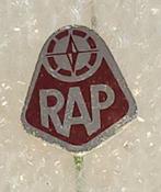 Vintage RAP Brommer Speldje, Ophalen of Verzenden, Gebruikt, Overige onderwerpen, Speldje of Pin