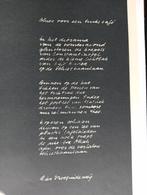 Fotogram & Gedicht, Fischeroux/Vroegindeweij, 1980, Antiek en Kunst, Ophalen of Verzenden