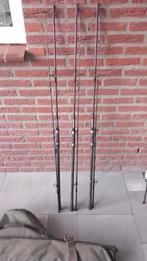 3 Zo goed als Nieuwe Fox Explorer 8-10ft Karperhengels., Ophalen of Verzenden, Zo goed als nieuw, Werphengel