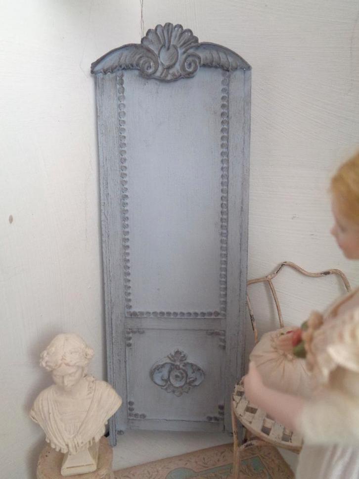 Brocant Paneel...Poppenhuis 1:12... (Fotonr F99)*, Verzamelen, Poppenhuizen en Toebehoren, Nieuw, Poppenhuis, Ophalen of Verzenden